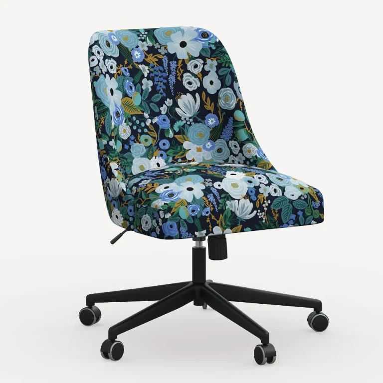 Oxford Garden Party Blue Office Chair