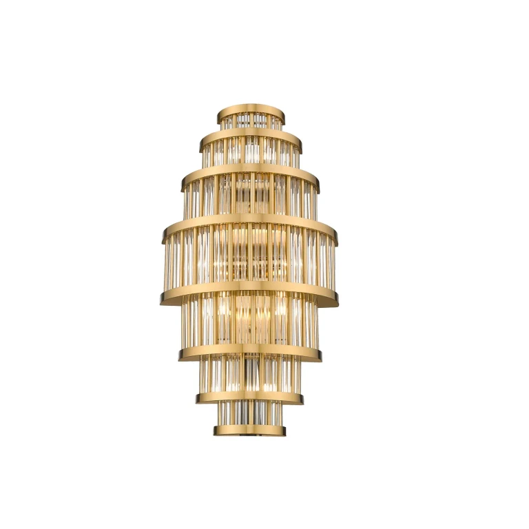 Aged Brass LED Wall Sconce from the Waldorf Collection