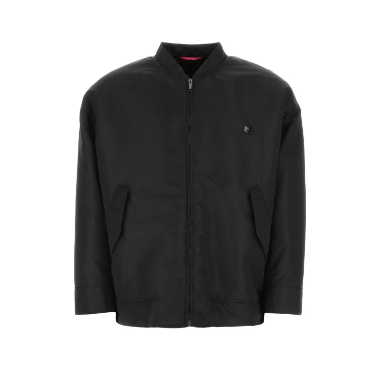 Valentino Garavani Black Nylon Jacket