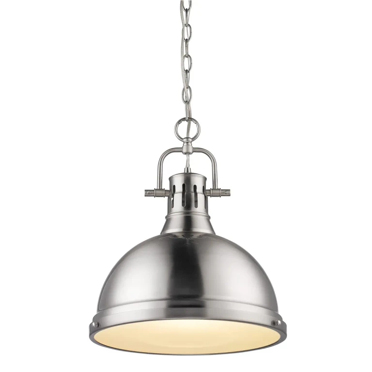 Golden Duncan 17" Pendant Light in Pewter