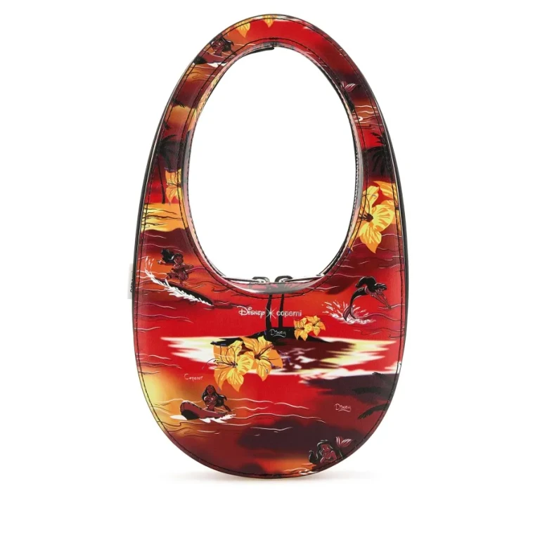 Printed Synthetic Leather Disney X Coperni Mini Tropical Swipe Handbag