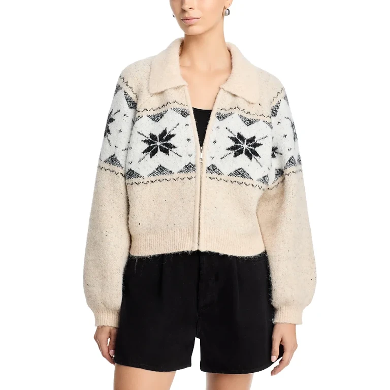 Blanknyc Digital Detox Zippered Sweater