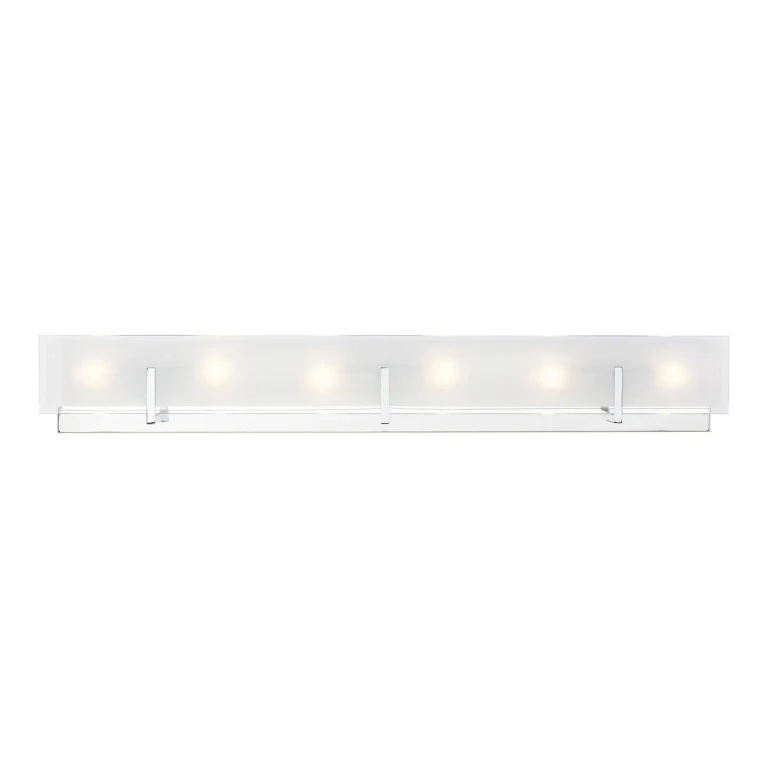 Syll 6-Light Bathroom Vanity Light in Chrome