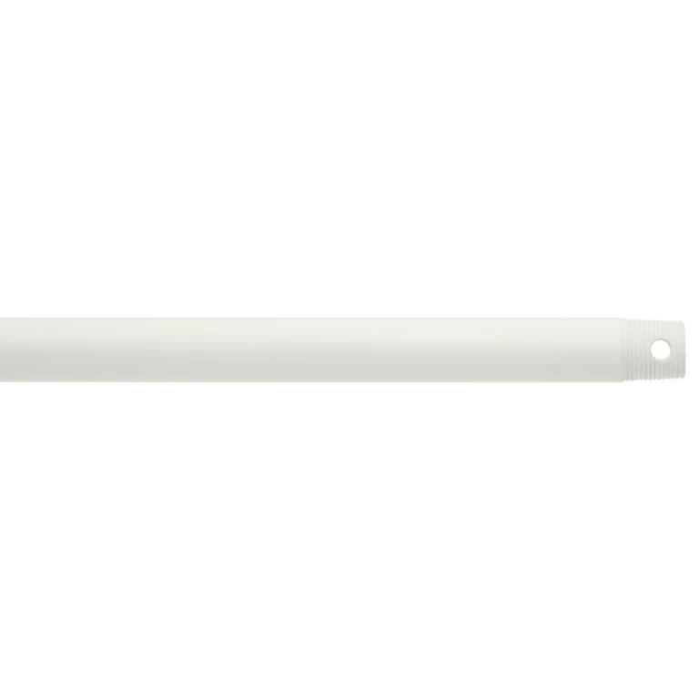 48" Ceiling Fan Downrod in White Powder Coat