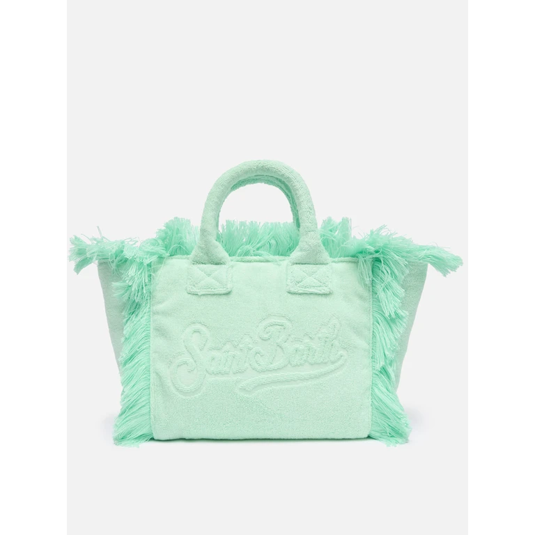 Mc2 Saint Barth Colette Terry Embossed Mint Green Handbag Bag - Unisex
