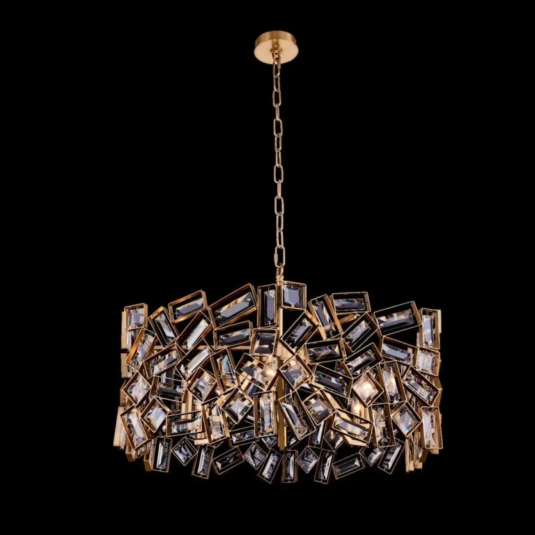 Winter Brass Six Light Pendant from the Inclanta Collection