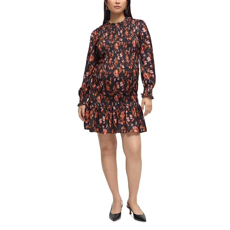 Ingrid & Isabel Smocked Maternity Dress