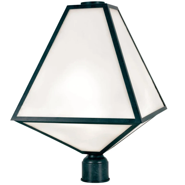 Brian Patrick Flynn for Crystorama Glacier 21" Outdoor Post Light in Black Charcoal