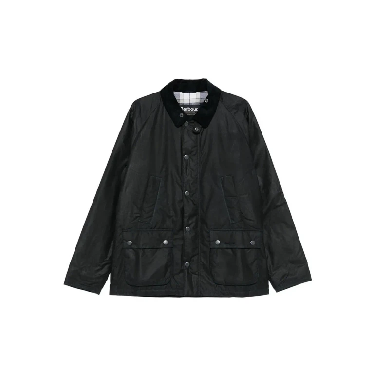 Barbour Corduroy-collar Flap-pocket Jacket