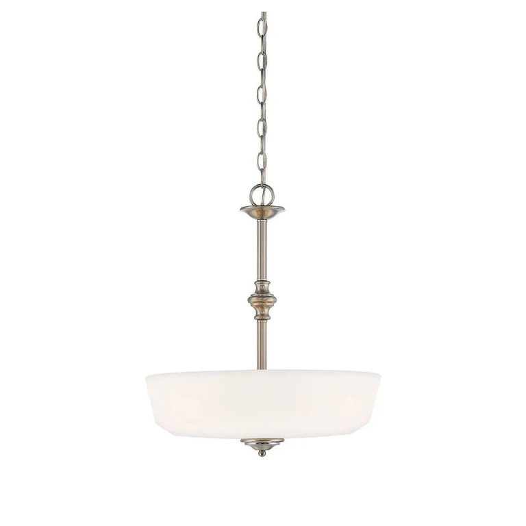 Savoy House Melrose 3-Light Pendant in Satin Nickel