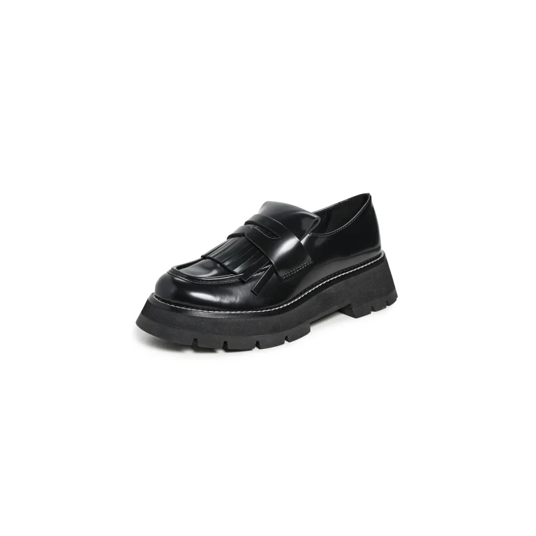 3.1 Phillip Lim Kate-Lug Sole Loafers W Tassels Black 36
