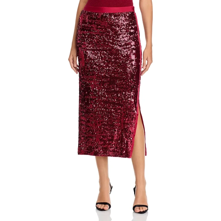 Boss Ebibi Sequin Stretch Bodycon Skirt