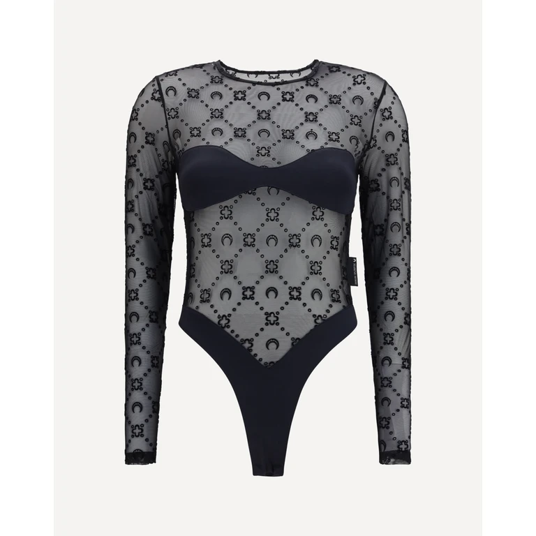 MARINE SERRE Mesh Body with Moon motif Female M