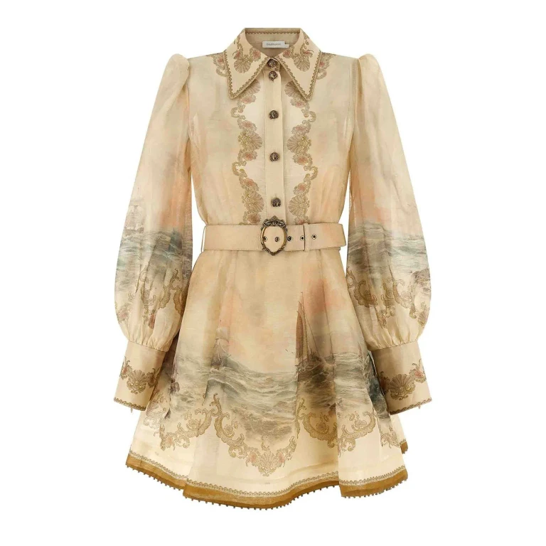 Zimmermann Mini Dress rebellion Marine