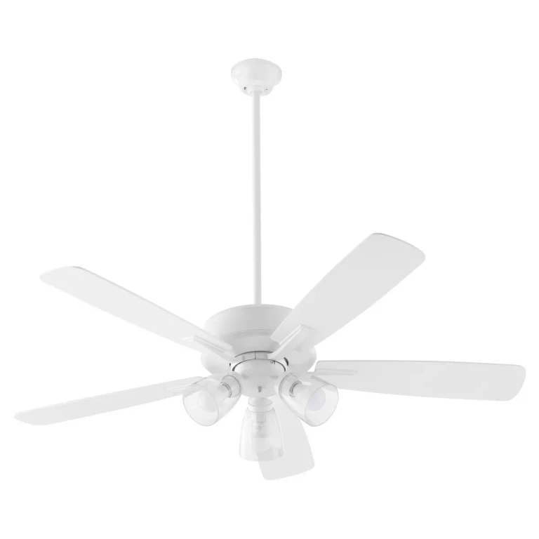 Studio White 52"Ceiling Fan from the Ovation Collection