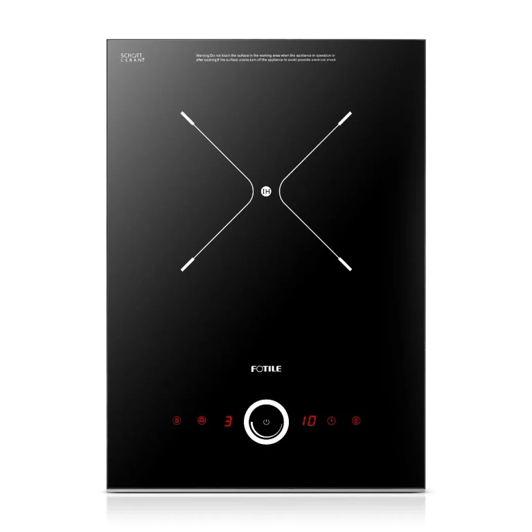 12 Induction Cooktop in Black Schott Ceramic Glass