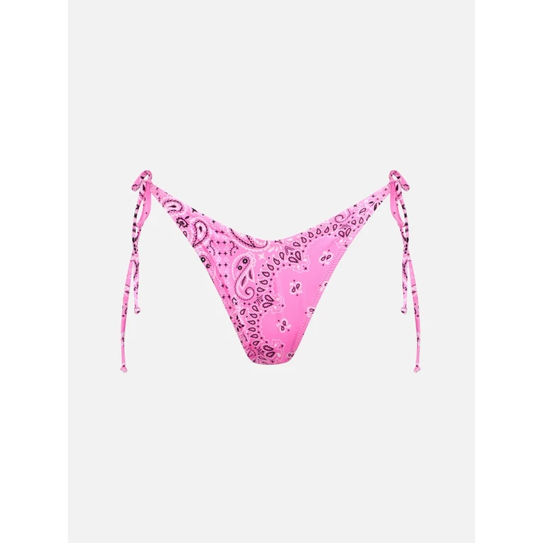 MC2 Saint Barth Norah Cheeky Swim Briefs With Bandana Print