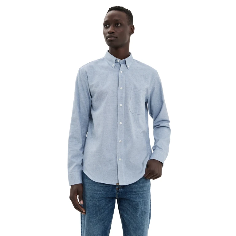 Billy Reid Tuscumbia Classic Shirt Navy XL