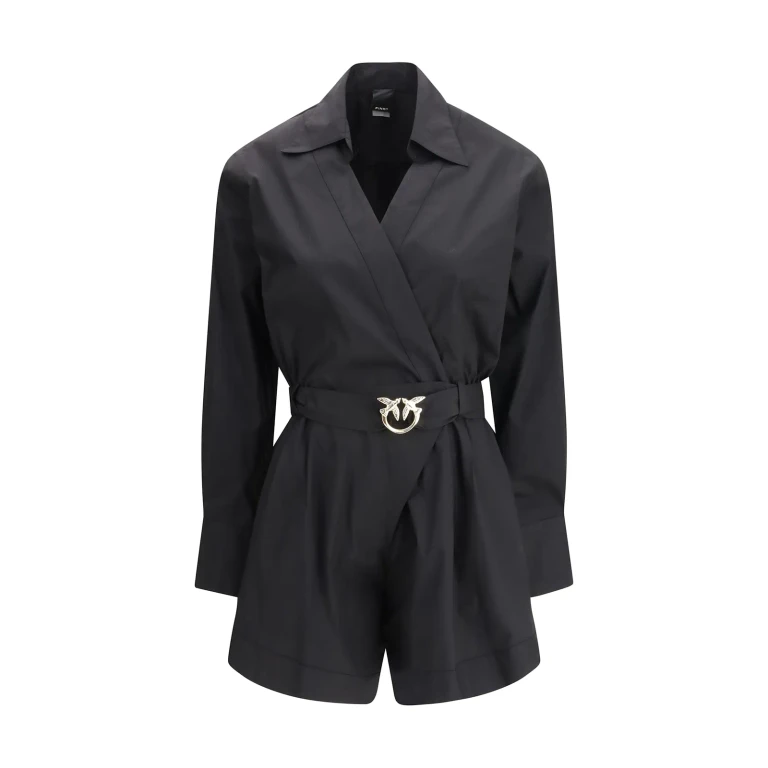 Pinko Buckle-belted Playsuit