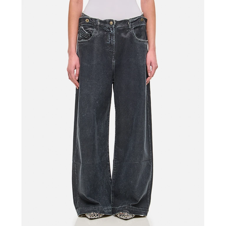 The Attico Mat Coated Canvas Long Pant