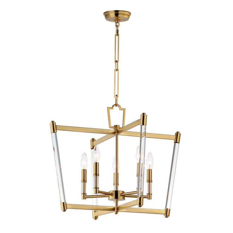 Heritage Five Light Chandelier from the Lucent Collection