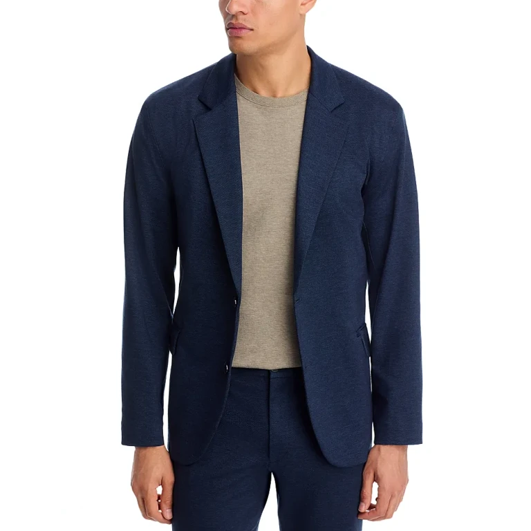 Hugo Anton Extra Slim Fit Melange Soft Jacket