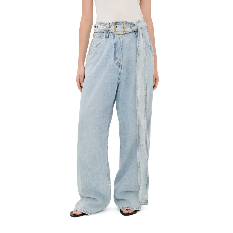 DARKPARK Dalila Relaxed Tencel Jeans Bleach Baby Blue 25