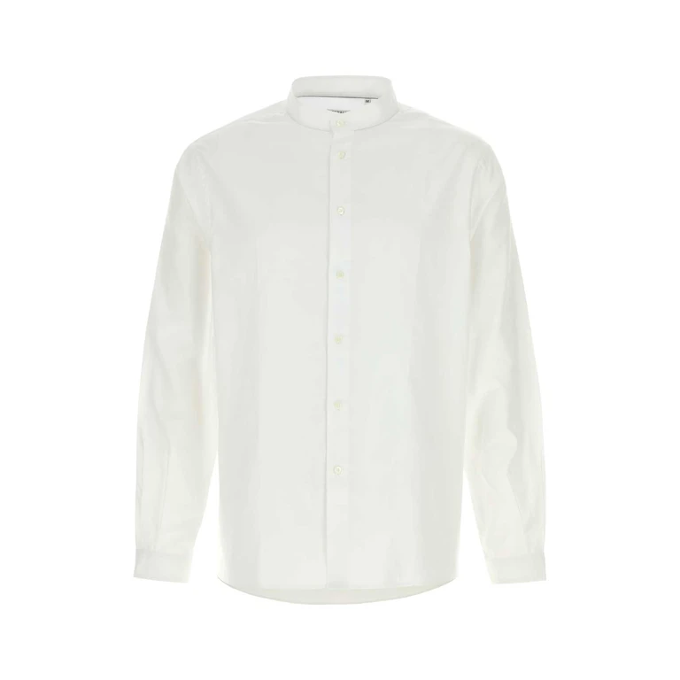 Brunello Cucinelli White Oxford Shirt C001 Exterior: Cotton Linen Camicie - Men