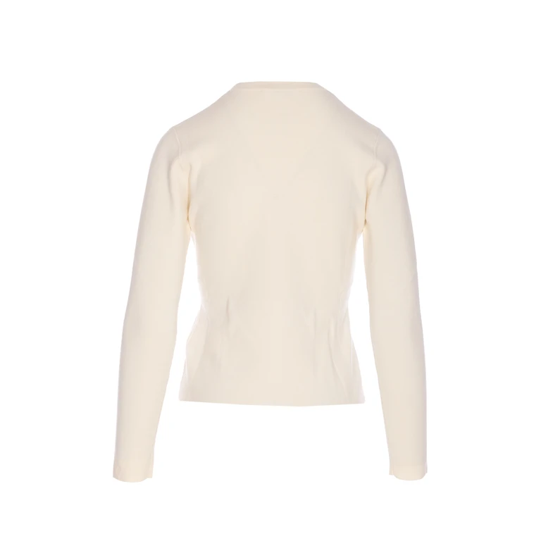 Max Mara Sweaters White Viscose - Women