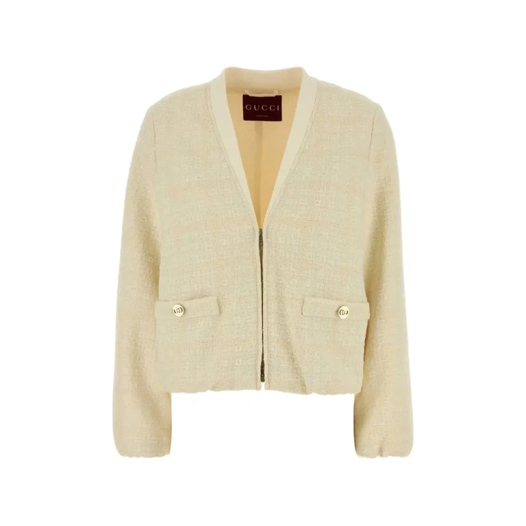 Casaco Gucci de Tweed com Bolsos