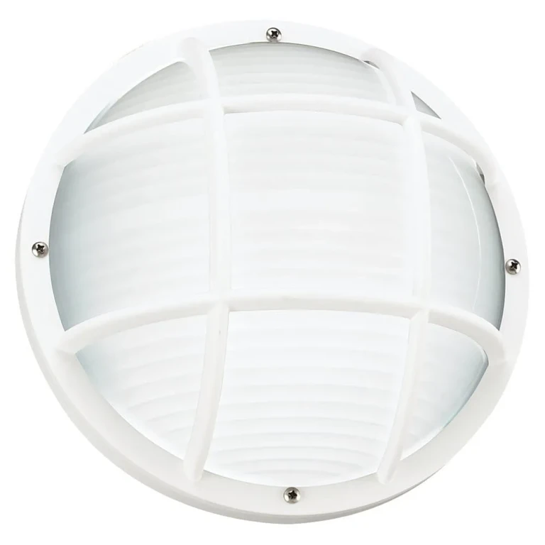 White One Light Outdoor Wall Ceiling Mount from the Bayside Collection