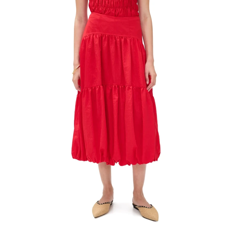 Cinq à Sept Blythe Skirt Goji Berry 4