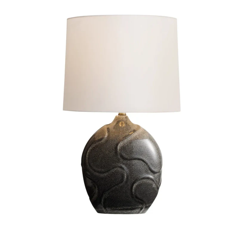 Obsidian Reactive Table Lamp from the Ismay Collection