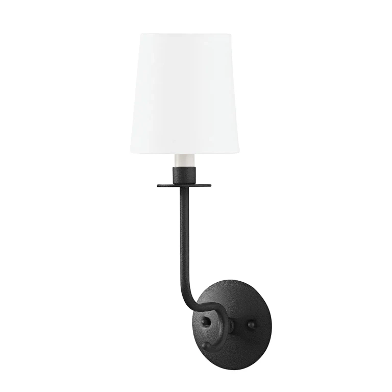 Bodhi 1-Light Wall Sconce in Forged Iron