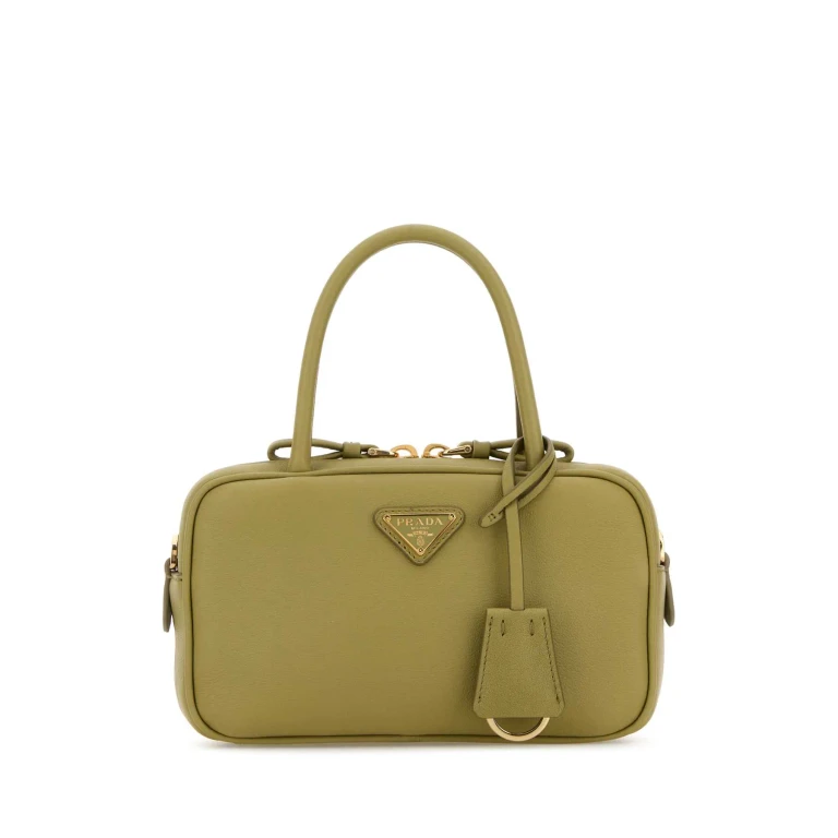 Prada Sage Green Leather Handbag