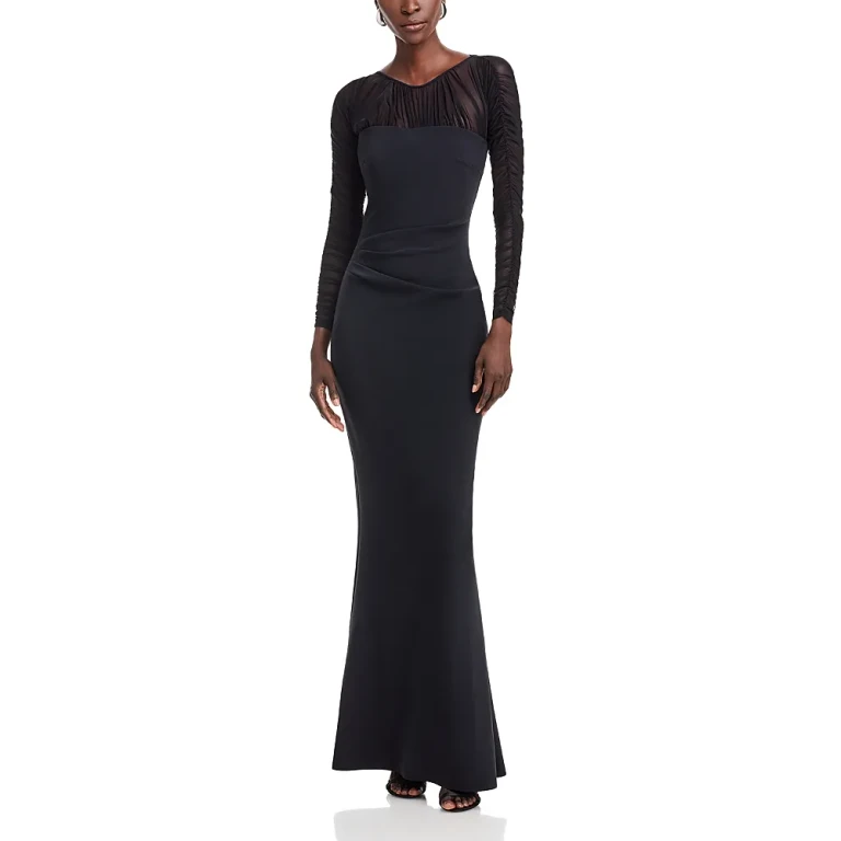 Chiara Boni La Petite Robe Cara Illusion Gown