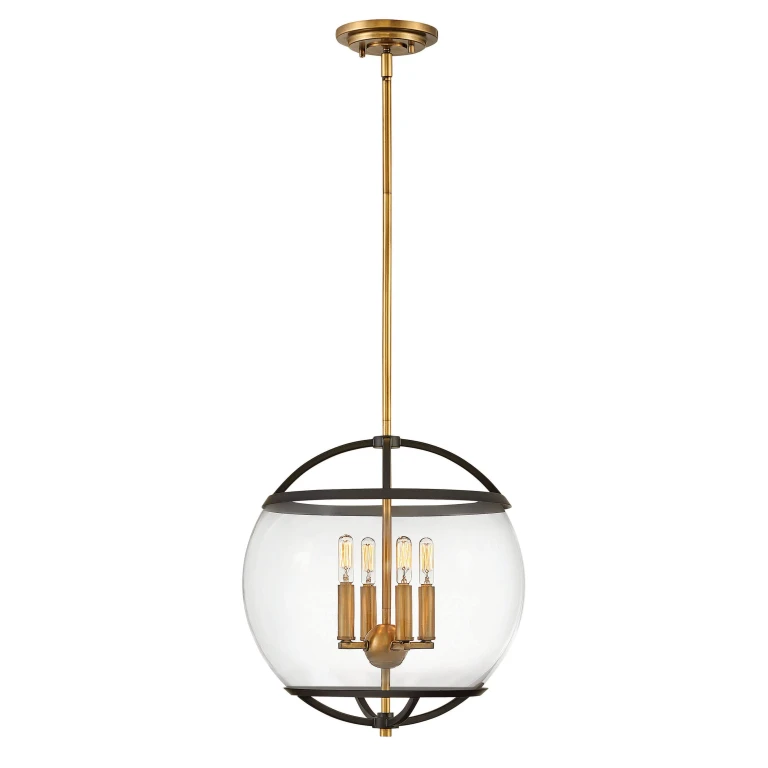 Black LED Chandelier from the Calvin Collection