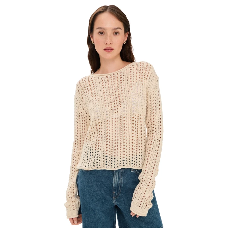 Z Supply Upland Sweater Island Coconut M