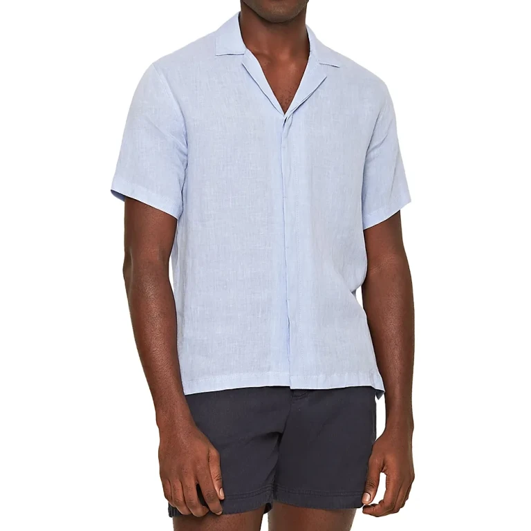 Orlebar Brown Maitan Ii Short Sleeve Button Front Shirt