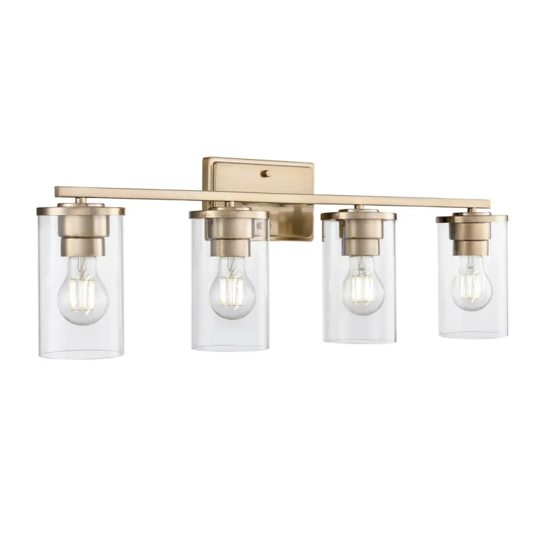 Modern Gold Bathroom Vanity Light from the Verlana Collection