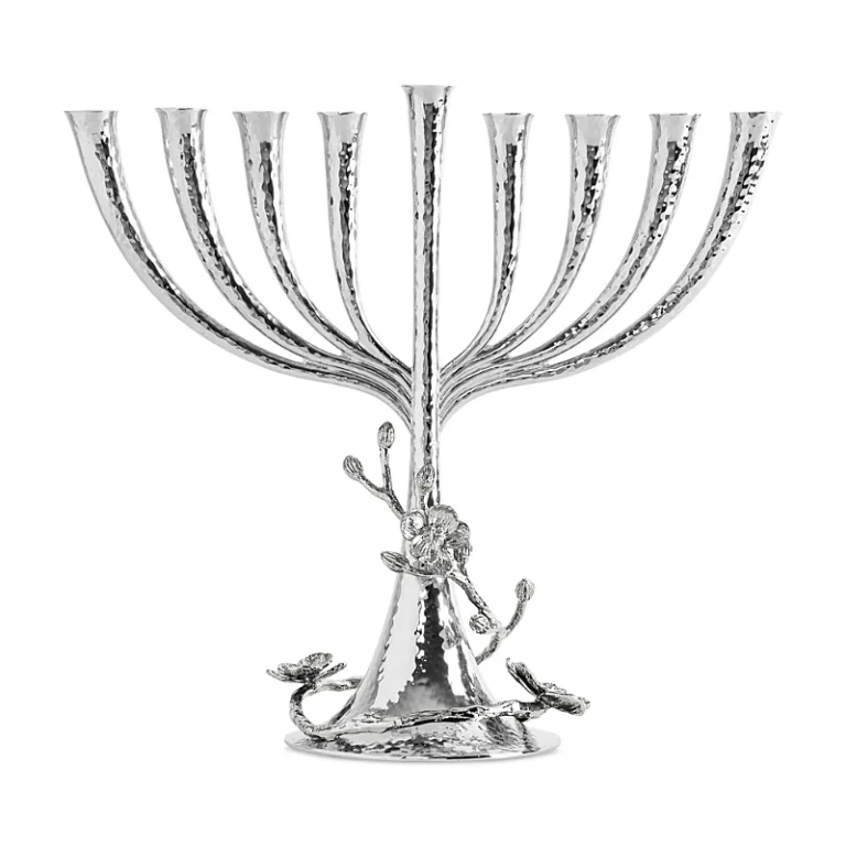 Michael Aram White Orchid Menorah