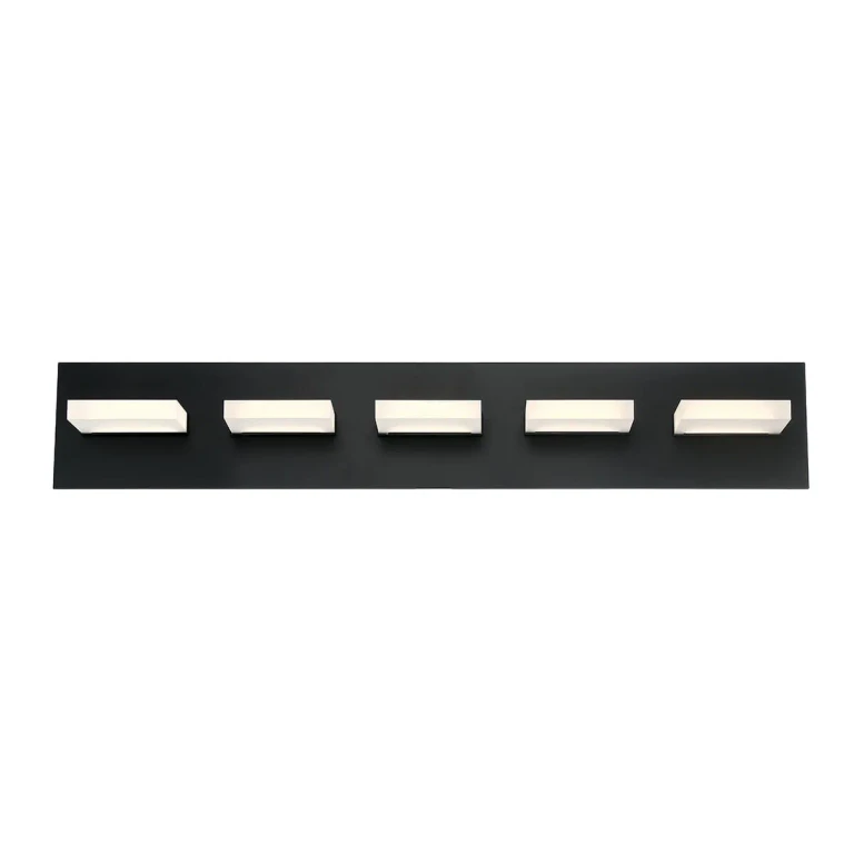 Black LED Bathbar from the Olson Collection