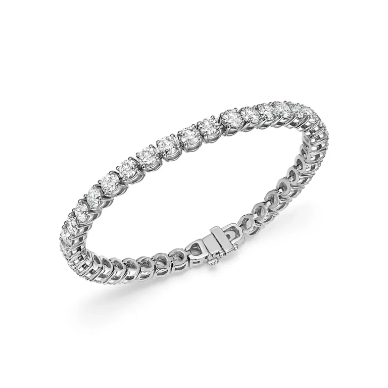 Diamond Tennis Bracelet in 14K White Gold, 12.0 tcw