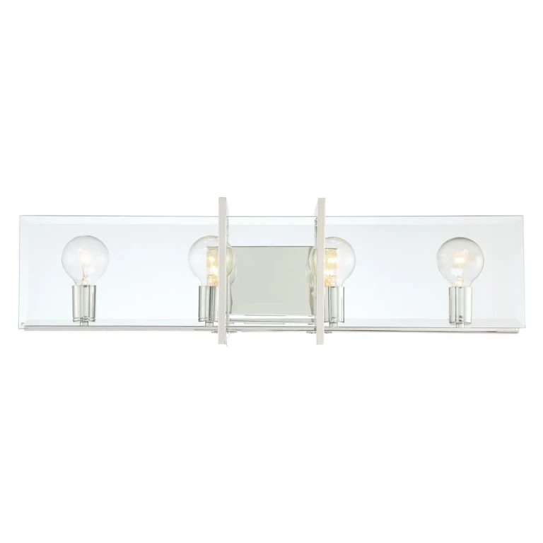Polished Nickel Four Light Bath from the Ethan Collection