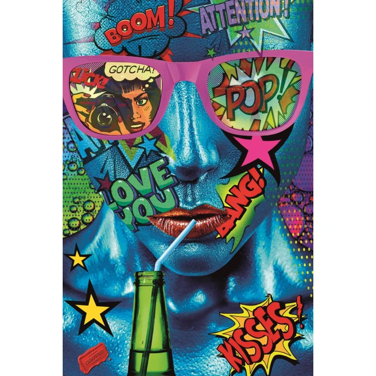 Photographic Pop Art | Andrew Martin Bang Bang Kisses