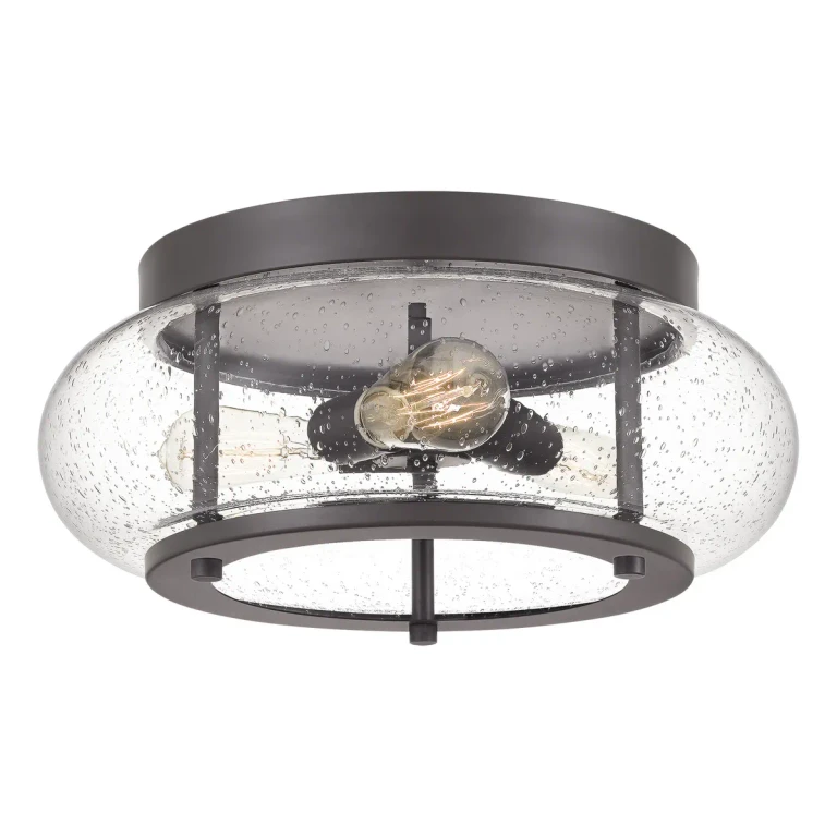 Trilogy 3-Light Flush Mount in Old Bronze