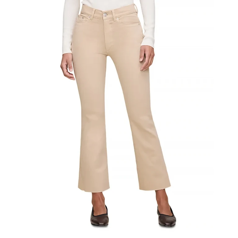 DL1961 Bridget Boot High Rise Instasculpt Ankle Jeans in Almond