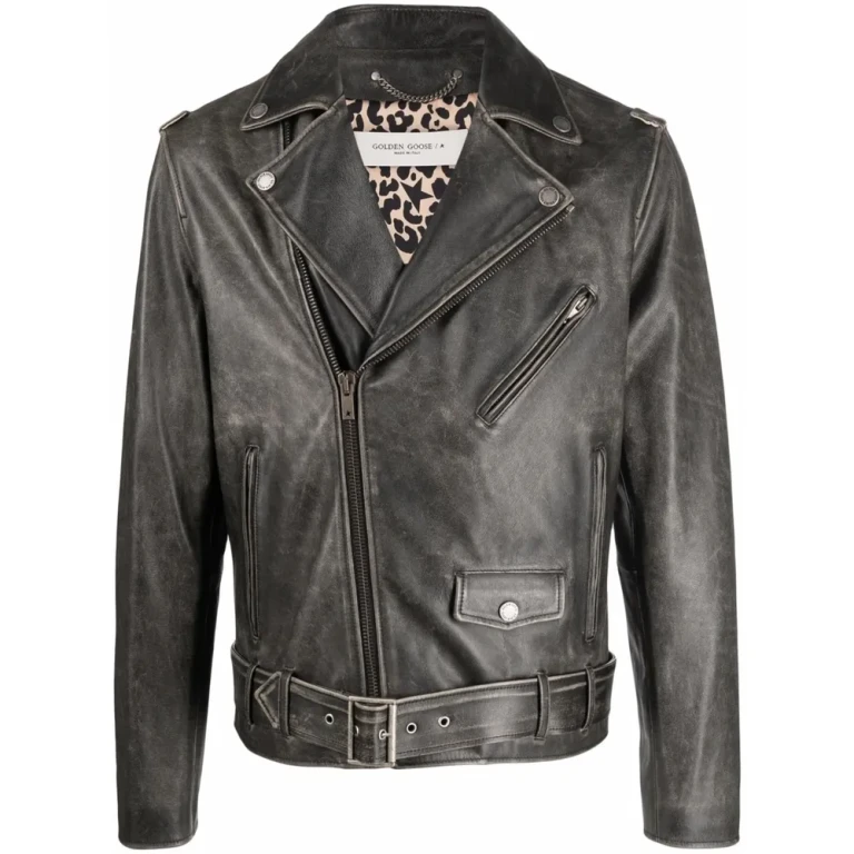 Blouson en cuir Golden Goose - Golden