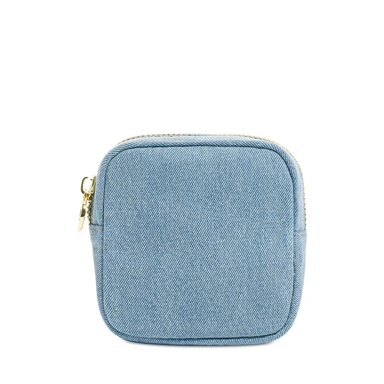 Stoney Clover Lane Mini Denim Pouch