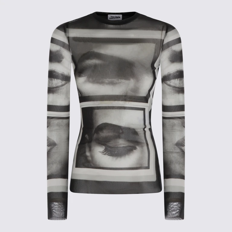 JEAN PAUL GAULTIER Top Black/grey/white - Women